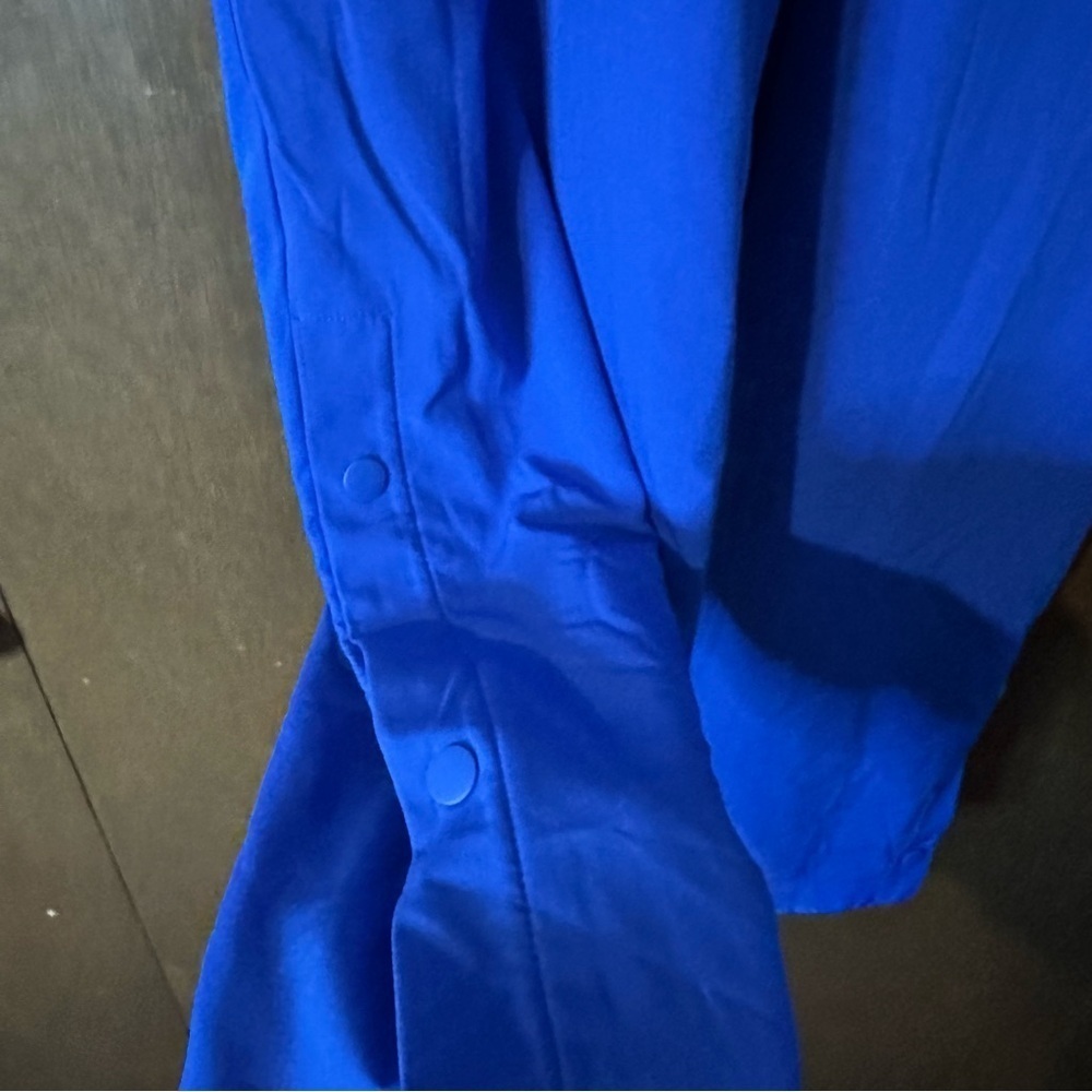 GAP Women's GapFit Recycled Fleece-Lined Track Pants Bristol Blue Sz XL Gym - Picture 7 of 12